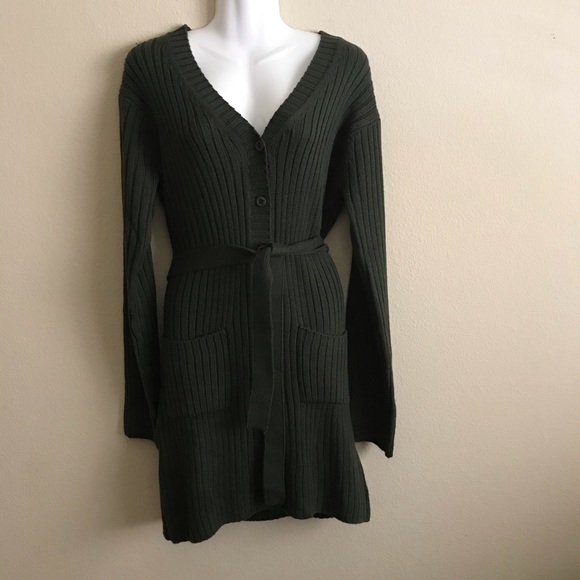 Somewhere Winter Green Cardigan Size 10/12 - Picture 2 of 5